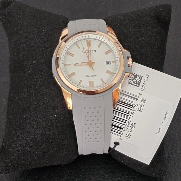 $295- Citizen FE6137-08A Weekender Pink Gold Stainless Steel Quartz Ladies Watch